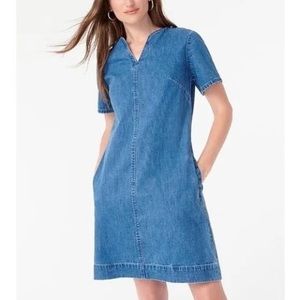 J. Crew Denim Shift Dress